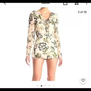 NWT BB DAKOTA ANTHROPOLOGIE FLORAL ROMPER‎ SIZE